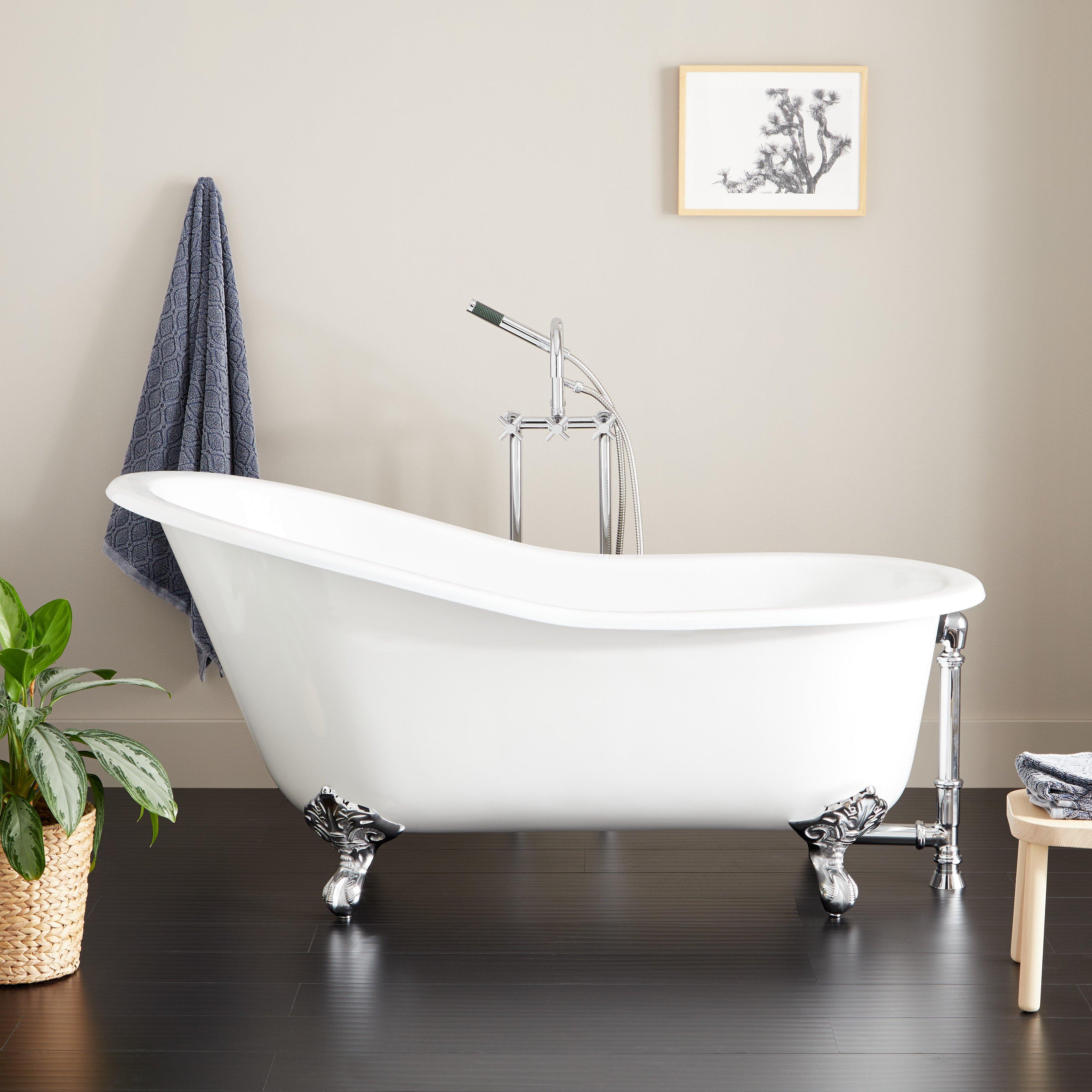 4.5 foot deals clawfoot bathtub