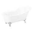 61" Callaway Cast Iron Clawfoot Tub - Tap deck, No Holes - Imperial Feet, , large image number 3