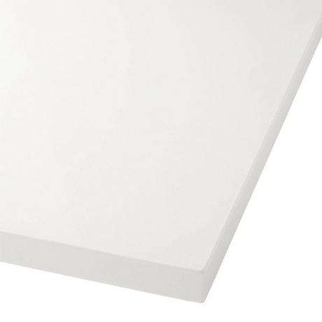 37" x 19" 2cm Narrow Granite Vanity Top for Undermount Sink- Absolute Black - White Porcelain Sink
