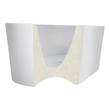 59" Mayim Acrylic Freestanding Tub - Matte White, , large image number 6