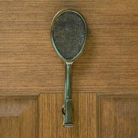 Tennis Racket and Ball Door Knocker