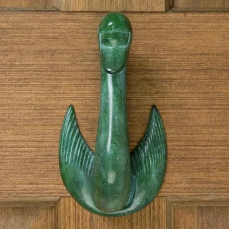 Swan Door Knocker - Dark Oil Rubbed Bronze, , large image number 1