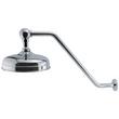 8" Rainfall Nozzle Shower Head - S-Type Arm - Brushed Nickel, , large image number 1