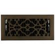 Traditional Brass Floor Register - Bronze 2-1/4" x 10" (3-1/2" x 11-3/8" Overall), , large image number 2