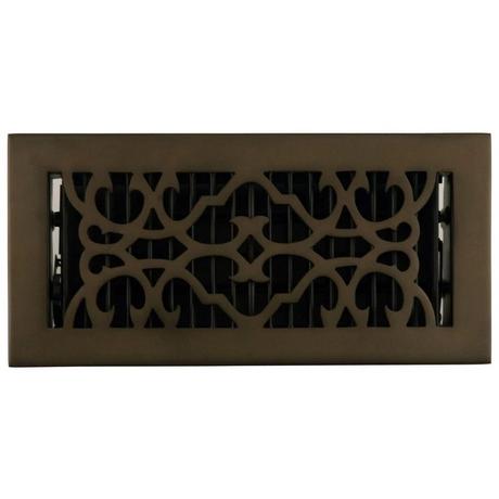 Traditional Solid Brass Floor Register
