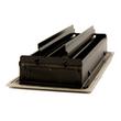 Mission Brass Floor Register - Chrome 2-1/4" x 14" (3-1/4" x 15-1/8" Overall), , large image number 1