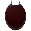 Luxury Toilet Seat With Standard Hinges - Mahogany, , large image number 1