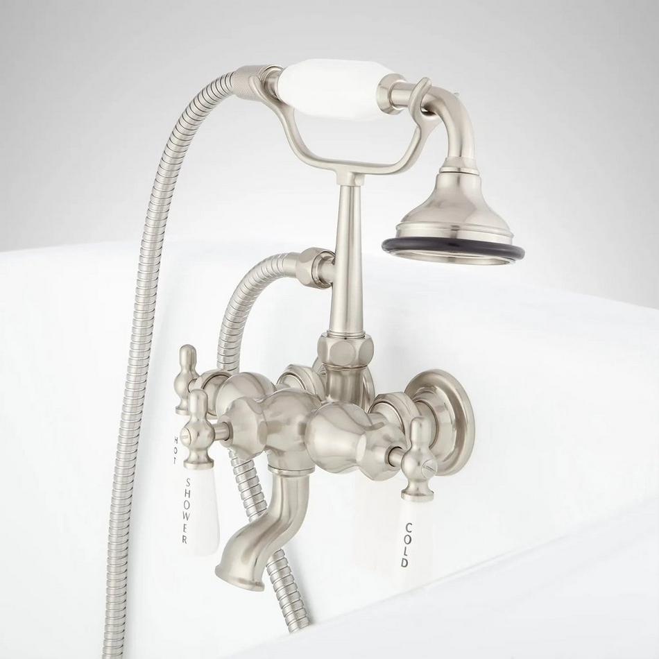Mini Telephone Tub-Wall-Mount Faucet and Hand Shower, , large image number 1