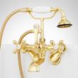 Tub Wall-Mount Telephone Faucet & Hand Shower - Cross Handle, , large image number 6