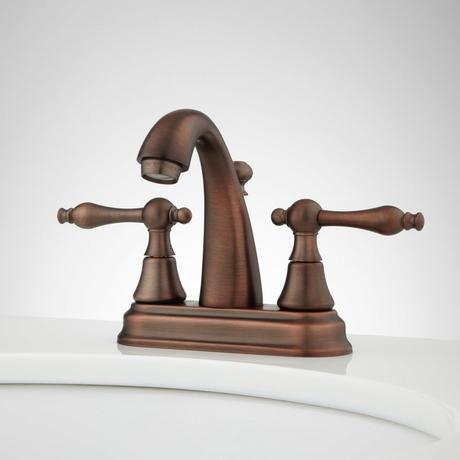 Dalles Centerset Gooseneck Bathroom Faucet - Pop-Up Drain - Oil Rubbed Bronze
