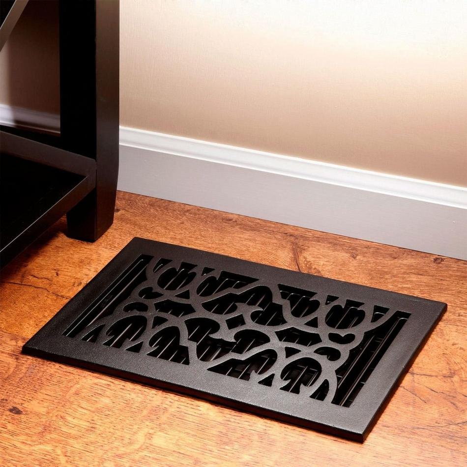 Traditional Cast Iron Floor Register, , large image number 0