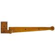 Wrenne Iron Strap Hinge with Pintle - Rust, , large image number 0
