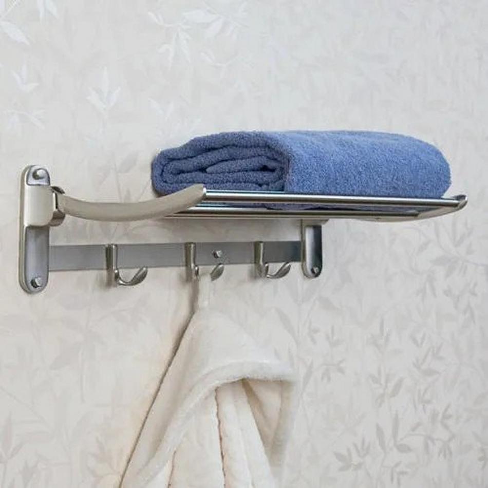 Folding Towel Rack, , large image number 1