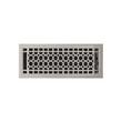 Honeycomb Brass Floor Register - Chrome 6" x 14" (6-5/8" x 15-1/8" Overall), , large image number 0