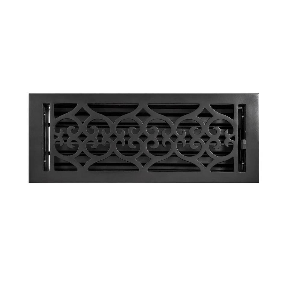 Old Victorian Cast Iron Wall Register, , large image number 4