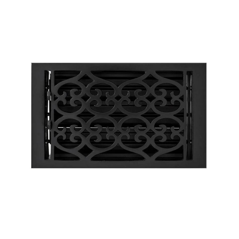 Old Victorian Cast Iron Wall Register, , large image number 6