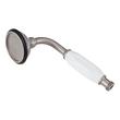 Telephone Hand Shower With Porcelain Handle, , large image number 0