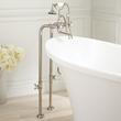Freestanding Telephone Tub Faucet, Supplies & Valves - Cross Handles, , large image number 11
