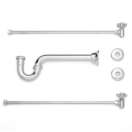 Bathroom Trim Kit for Threaded Pipe - From Wall