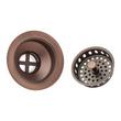 3-1/2" Kitchen Sink Basket Strainer - Oil Rubbed Bronze, , large image number 1