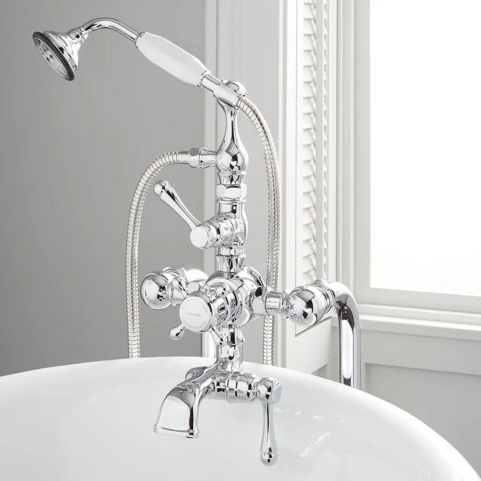 Nottingham Freestanding Thermostatic Tub Faucet, Supplies & Valves, , large image number 1