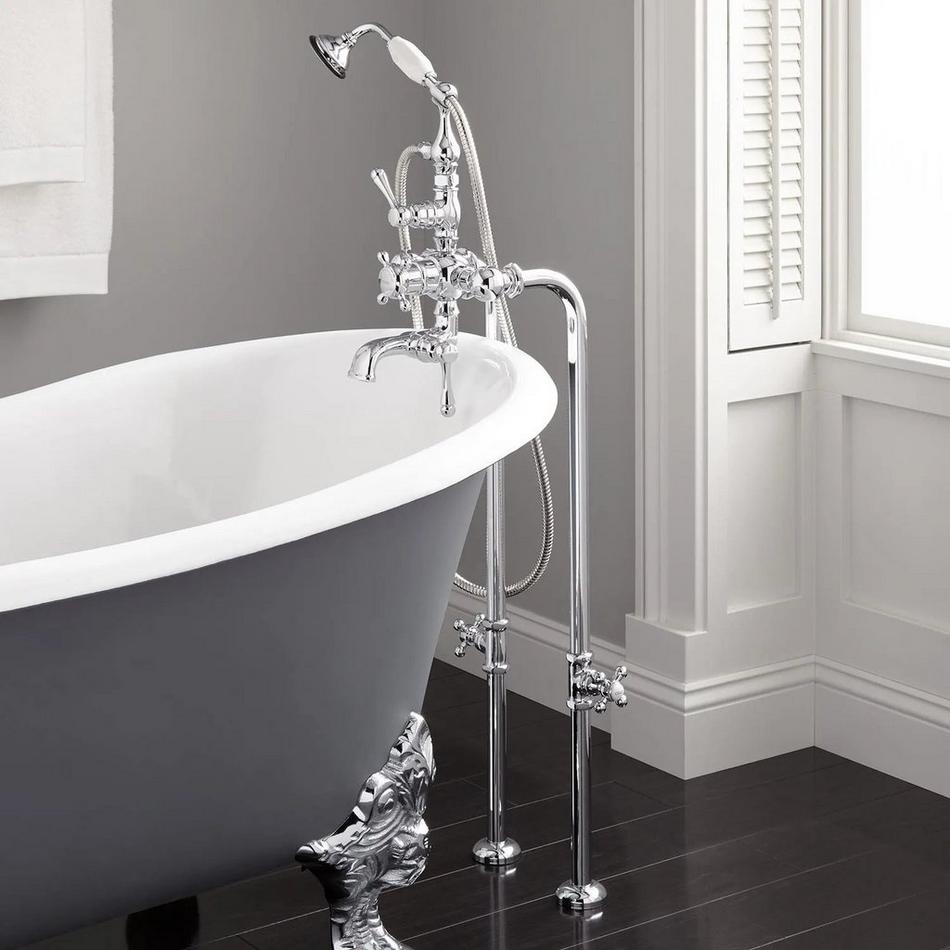 Nottingham Freestanding Thermostatic Tub Faucet, Supplies & Valves, , large image number 0
