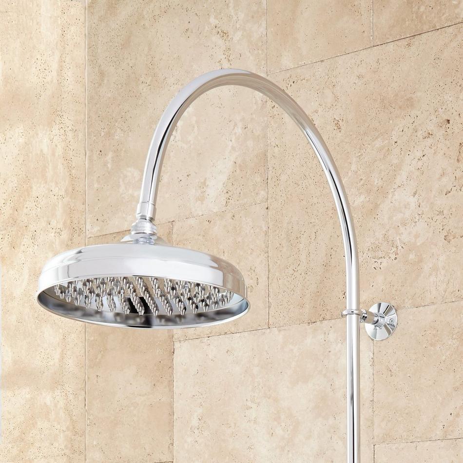 Oxford Thermostatic Tub/Shower Set - 18" Shower Arm/Hand Shower - 1/2" IPS - Chrome, , large image number 1