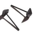 Hand-Forged Iron Square Frustum Pyramid Clavos with 2-5/8" Nail - Set of 6, , large image number 2