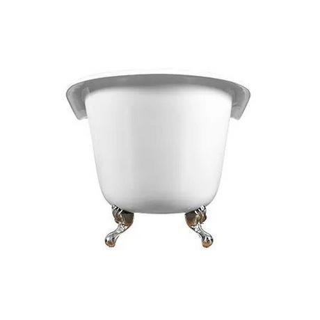 61" Callaway Cast Iron Clawfoot Tub - Tap deck, No holes - Ball & Claw Feet