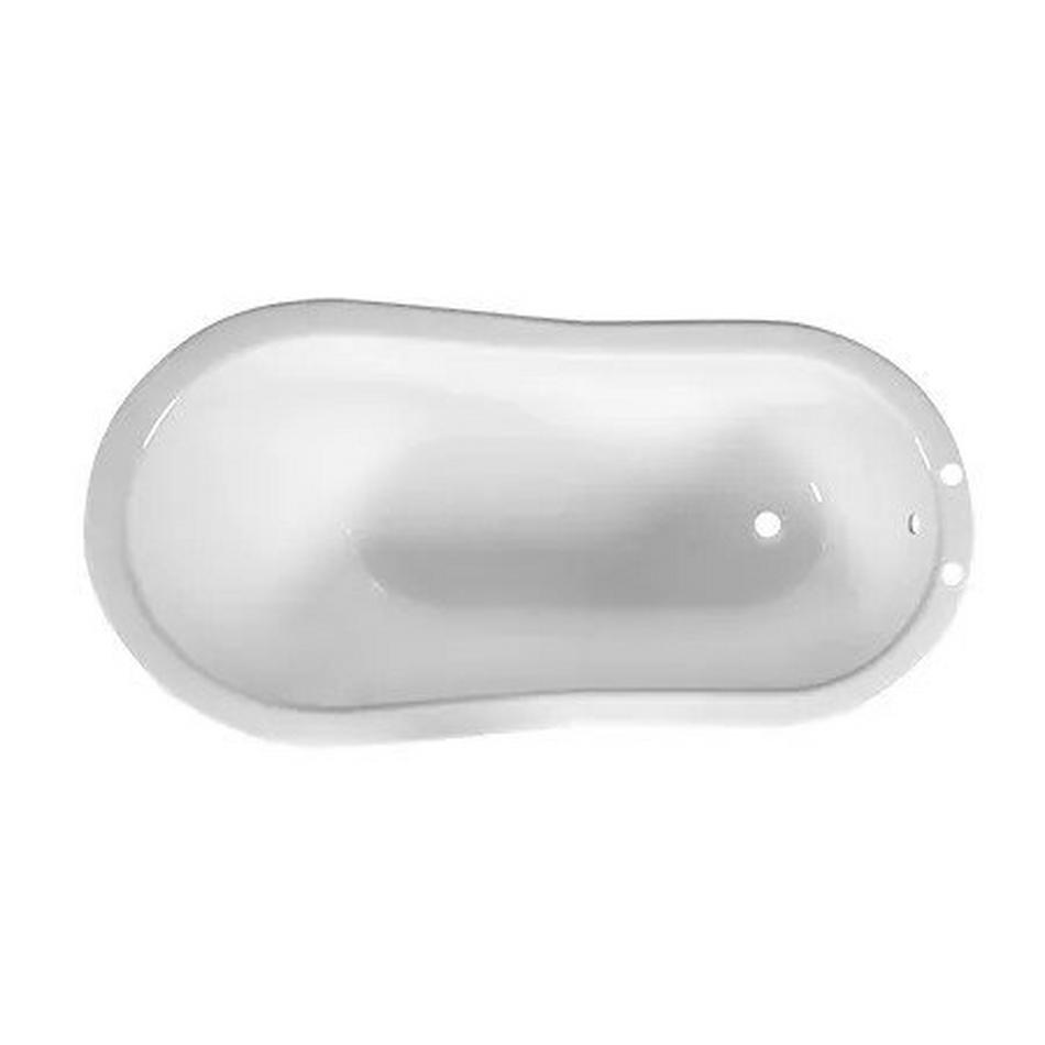 61" Callaway Cast Iron Clawfoot Tub - Brushed Nickel Ball & Claw Feet - No Tap Holes, , large image number 2