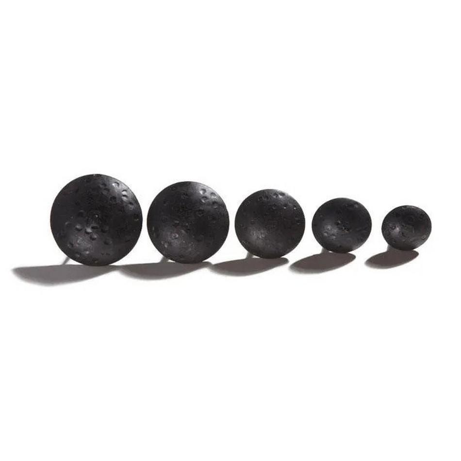 Hand-Forged Iron Round Clavos with 1-1/4" Nail - Set of 6, , large image number 3