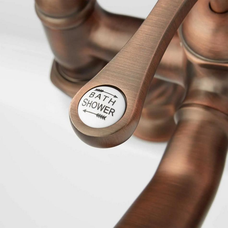 Glenwood Deck-Mount Tub Faucet with Variable Couplers - Oil Rubbed Bronze, , large image number 1