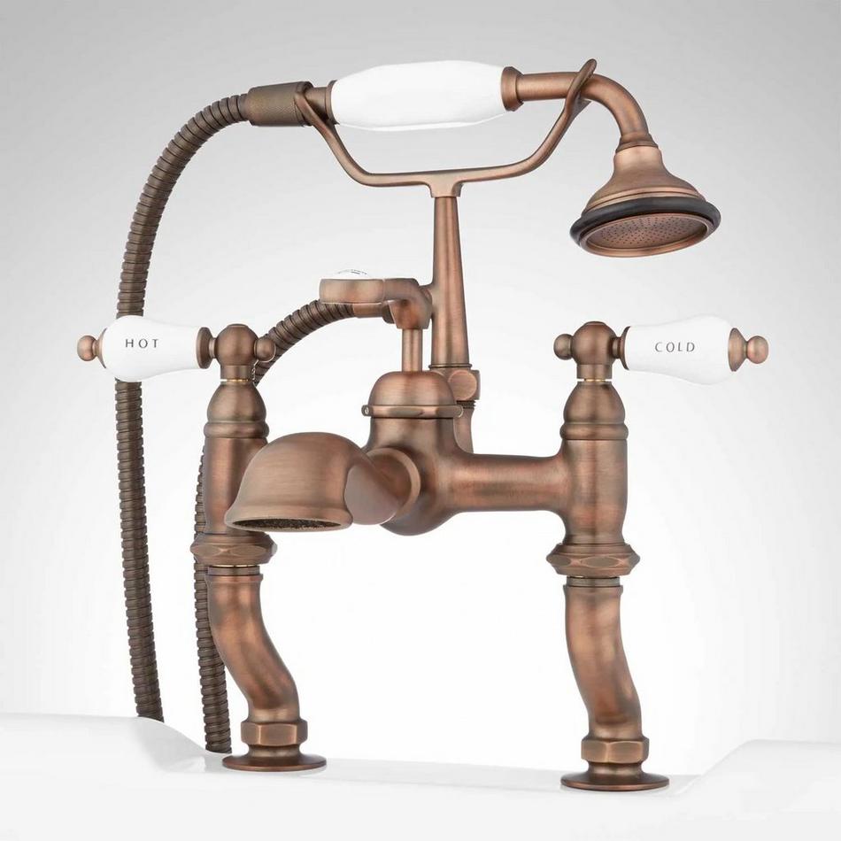 Glenwood Deck-Mount Tub Faucet with Variable Couplers - Oil Rubbed Bronze, , large image number 4