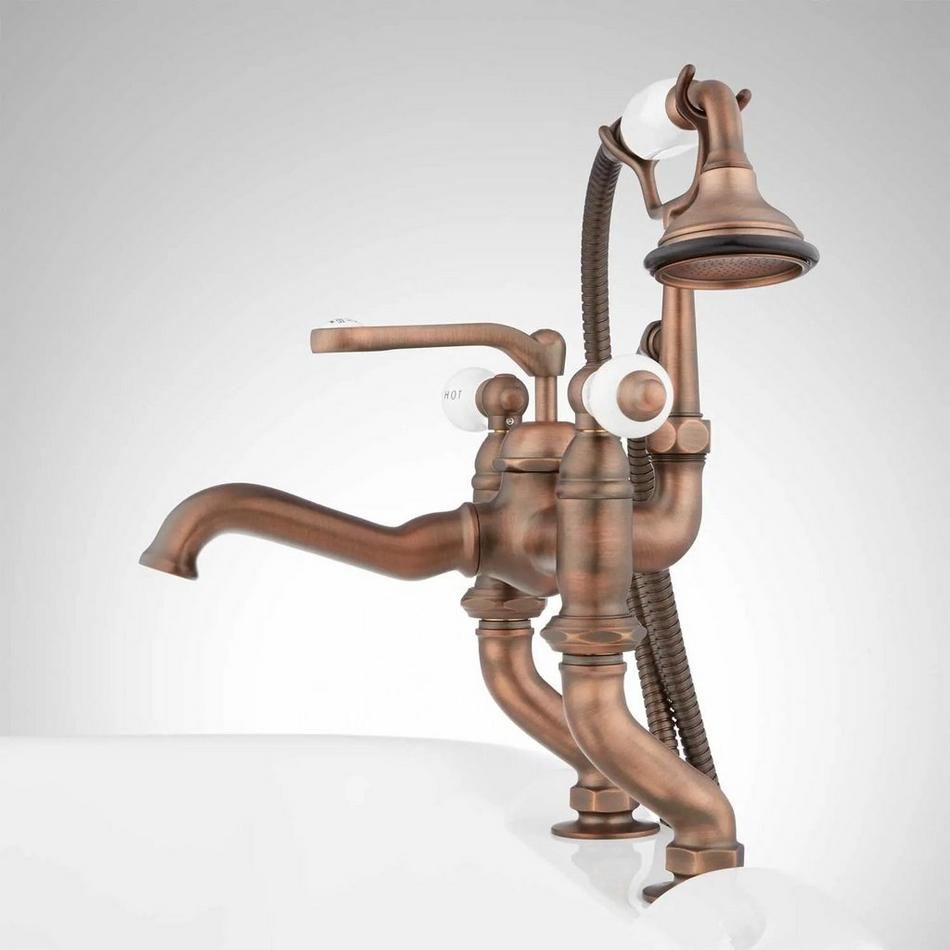 Glenwood Deck-Mount Tub Faucet with Variable Couplers - Oil Rubbed Bronze, , large image number 3