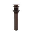Mushroom Style Pop-Up Bathroom Drain - Overflow Holes - Oil Rubbed Bronze, , large image number 1