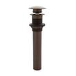 Mushroom Style Pop-Up Bathroom Drain - Overflow Holes - Oil Rubbed Bronze, , large image number 2
