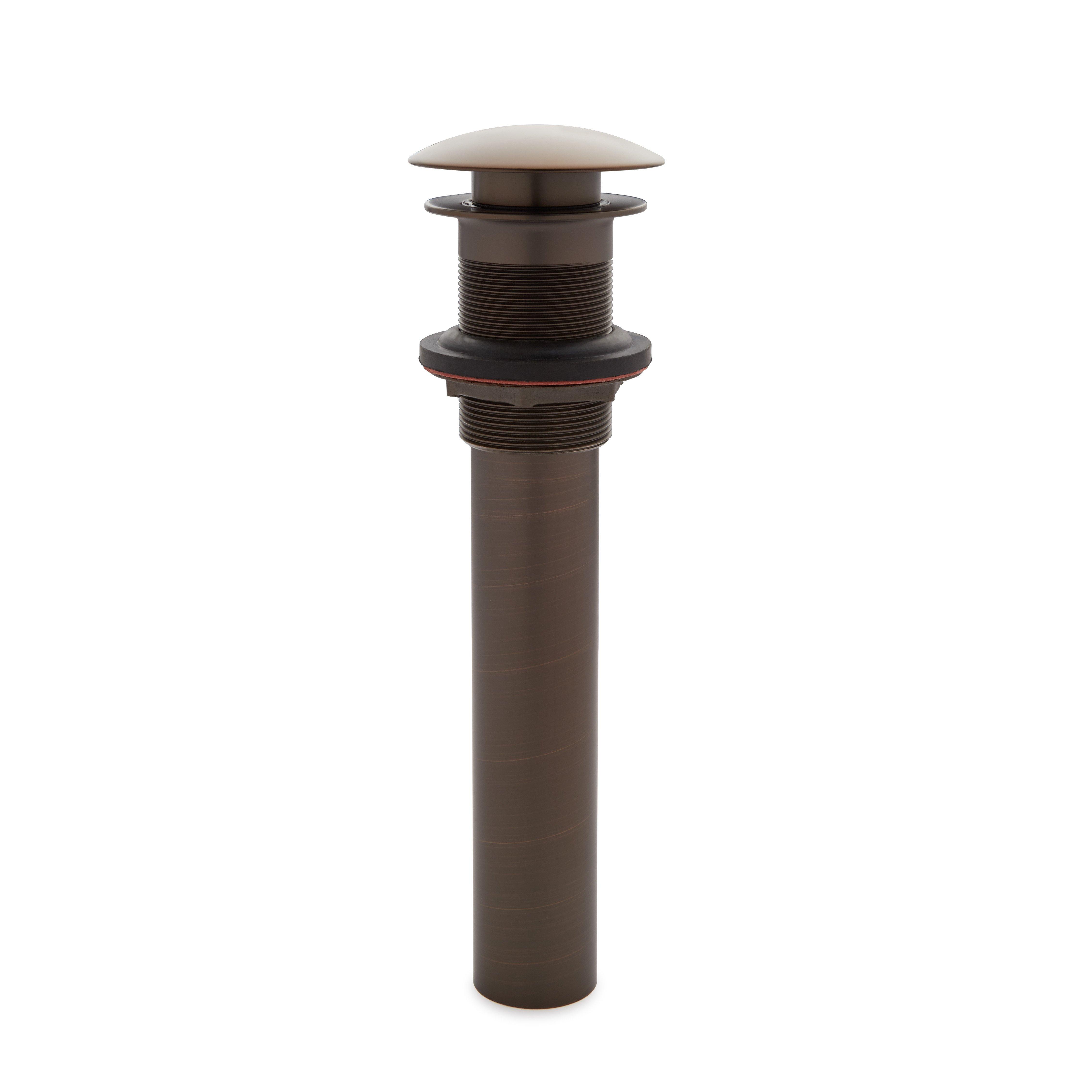 Mushroom Style Pop-Up Bathroom Drain - 1-1/2