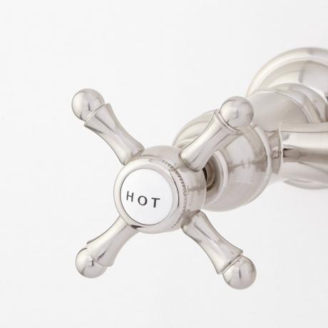 Delilah Wall-Mount Faucet - Cross Handles