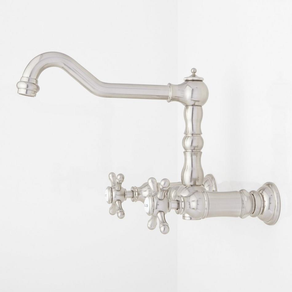 Delilah Wall-Mount Faucet - Cross Handles, , large image number 3
