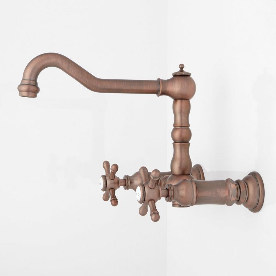 Delilah Wall-Mount Faucet - Cross Handles, , large image number 1