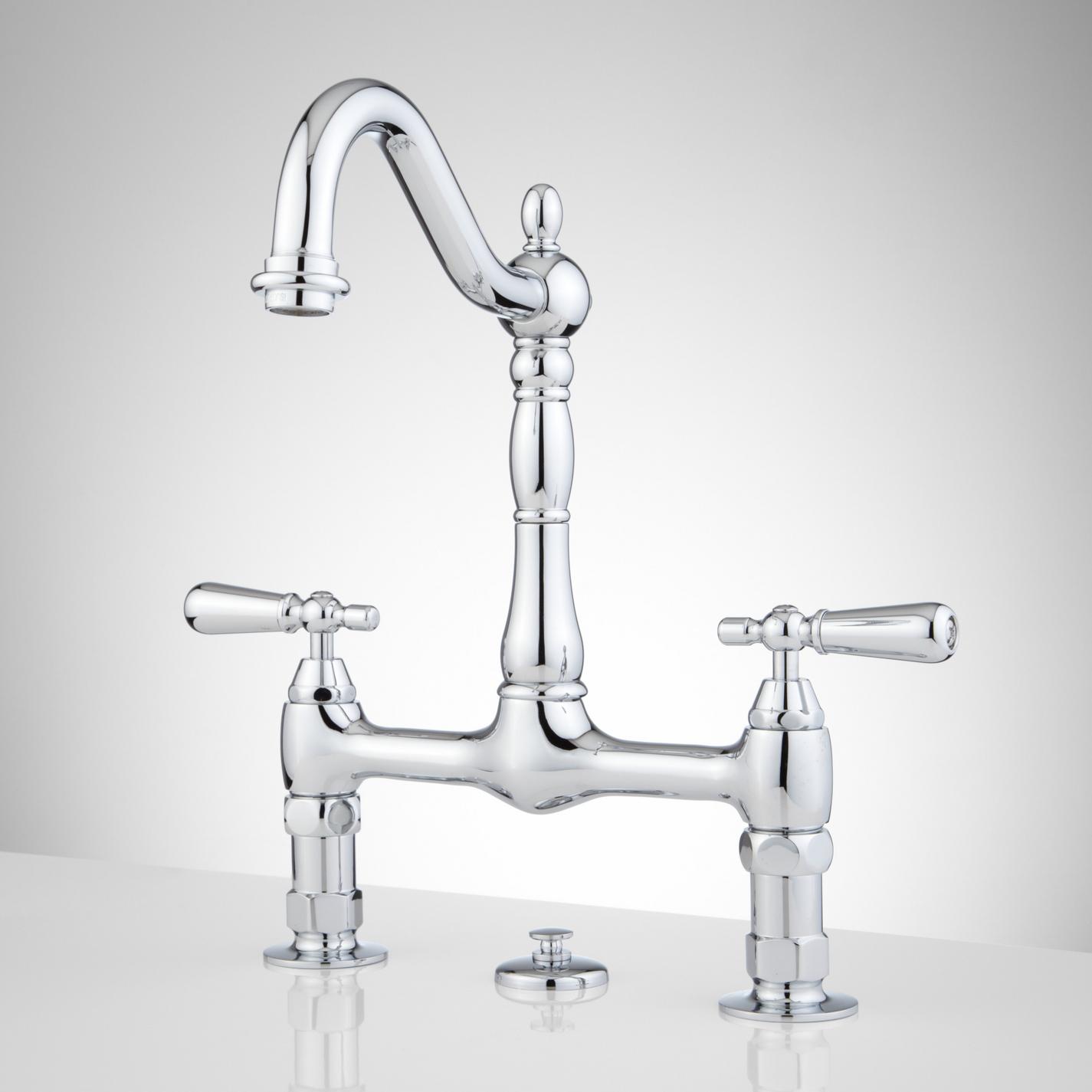 Bridge Bathroom Faucet Lever Handles Signature Hardware