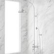 Oxford Thermostatic Shower - 18" Arching Shower Arm & Hand Shower - 1/2" IPS - Chrome, , large image number 0