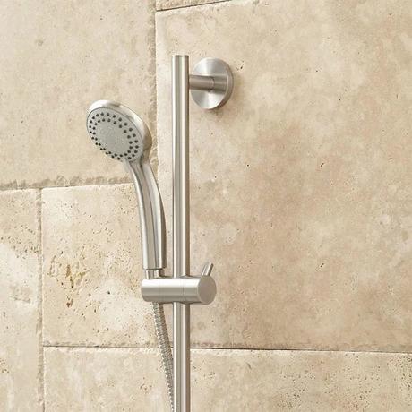 Isola Thermostatic Shower System with Wall Shower - Hand Shower