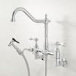 Felicity Wall-Mount Kitchen Faucet with Side Spray, , large image number 5