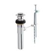 Pop-Up Drain with Plated Parts - 1-1/2" Flange, 1-1/4" Pipe - Satin Chrome, , large image number 1