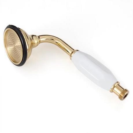 Telephone Hand Shower With Porcelain Handle