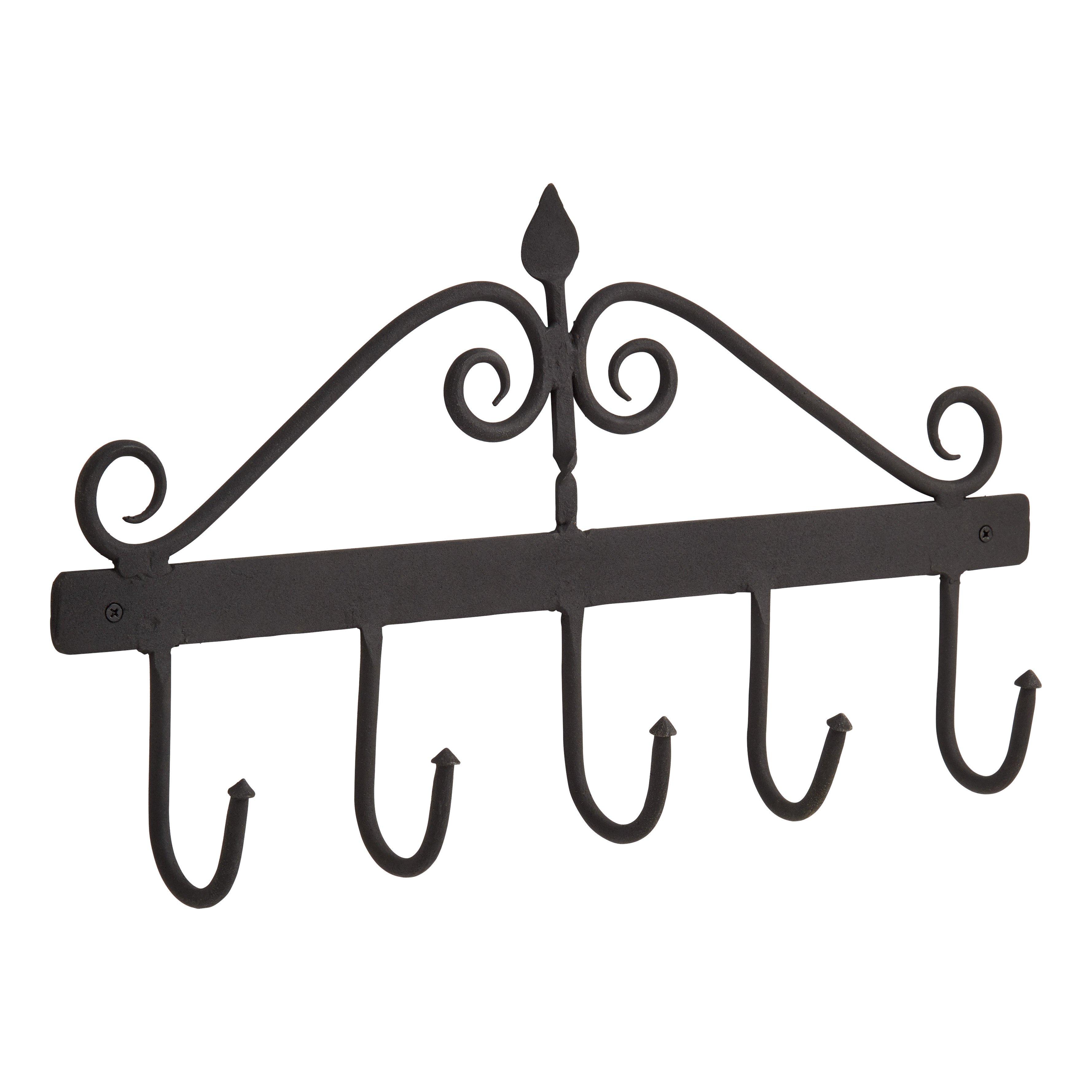 Forged iron clearance coat rack