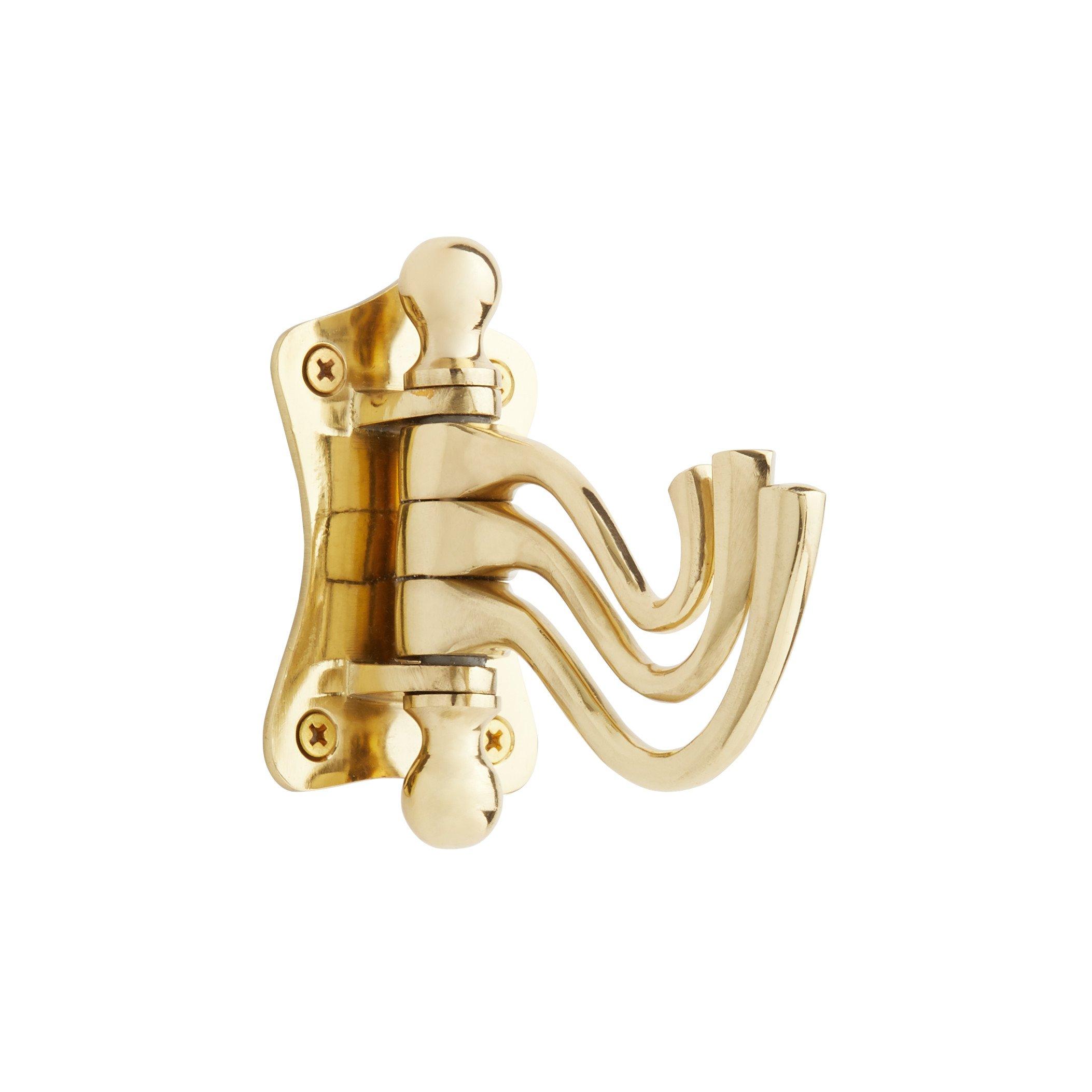 Brass Triple Coat Hook S Design Golden Brass Wall Hook -  Canada