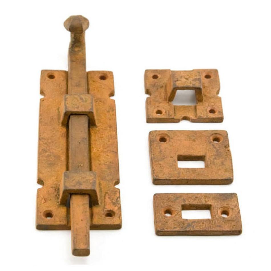 Surface Bolt - with Square Mounting Brackets and 1 Bolt