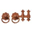 Twist Iron Gate Rim Latch and Pull Set, , large image number 1